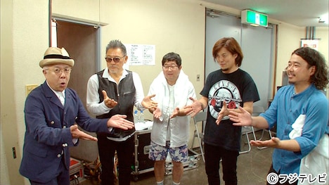 サンボマスターの東京・日比谷野外大音楽堂公演の舞台裏。