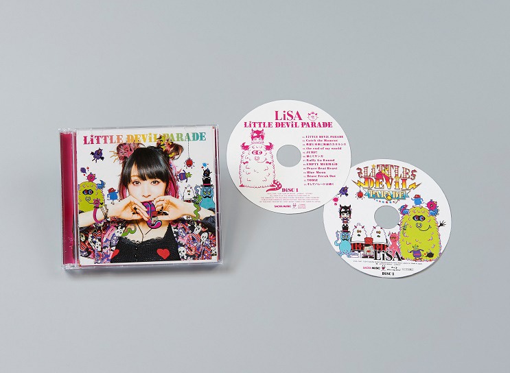 LiSA「LiTTLE DEViL PARADE」Blu-ray付き初回限定盤商品イメージ。