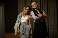 AISHAとTOKU。（撮影：竹下智也）