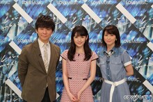 左から渡部建（アンジャッシュ）、道重さゆみ、森高千里。