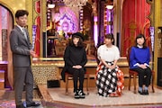 左から後藤輝基（フットボールアワー）、広田レオナ、大原櫻子、関取花。 (c)日本テレビ