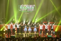 Negicco「SPRING 2017 TOUR～ライブハウスのネギ～」最終公演の様子。