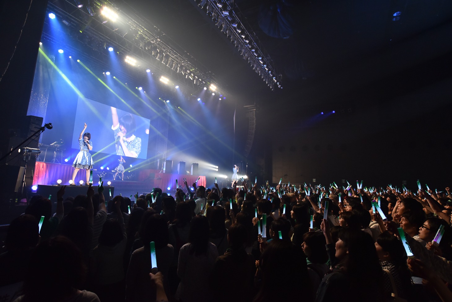 Negicco「SPRING 2017 TOUR～ライブハウスのネギ～」最終公演の様子。