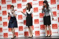 左から松村沙友理、白石麻衣、高山一実。