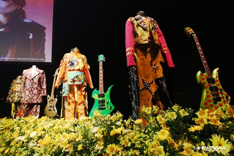 「hide Memorial Day 2017」展示物（Photo by Hisao Yamaguchi）