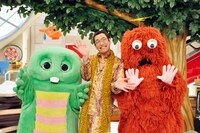 左からガチャピン、ピコ太郎、ムック。(c)BSフジ