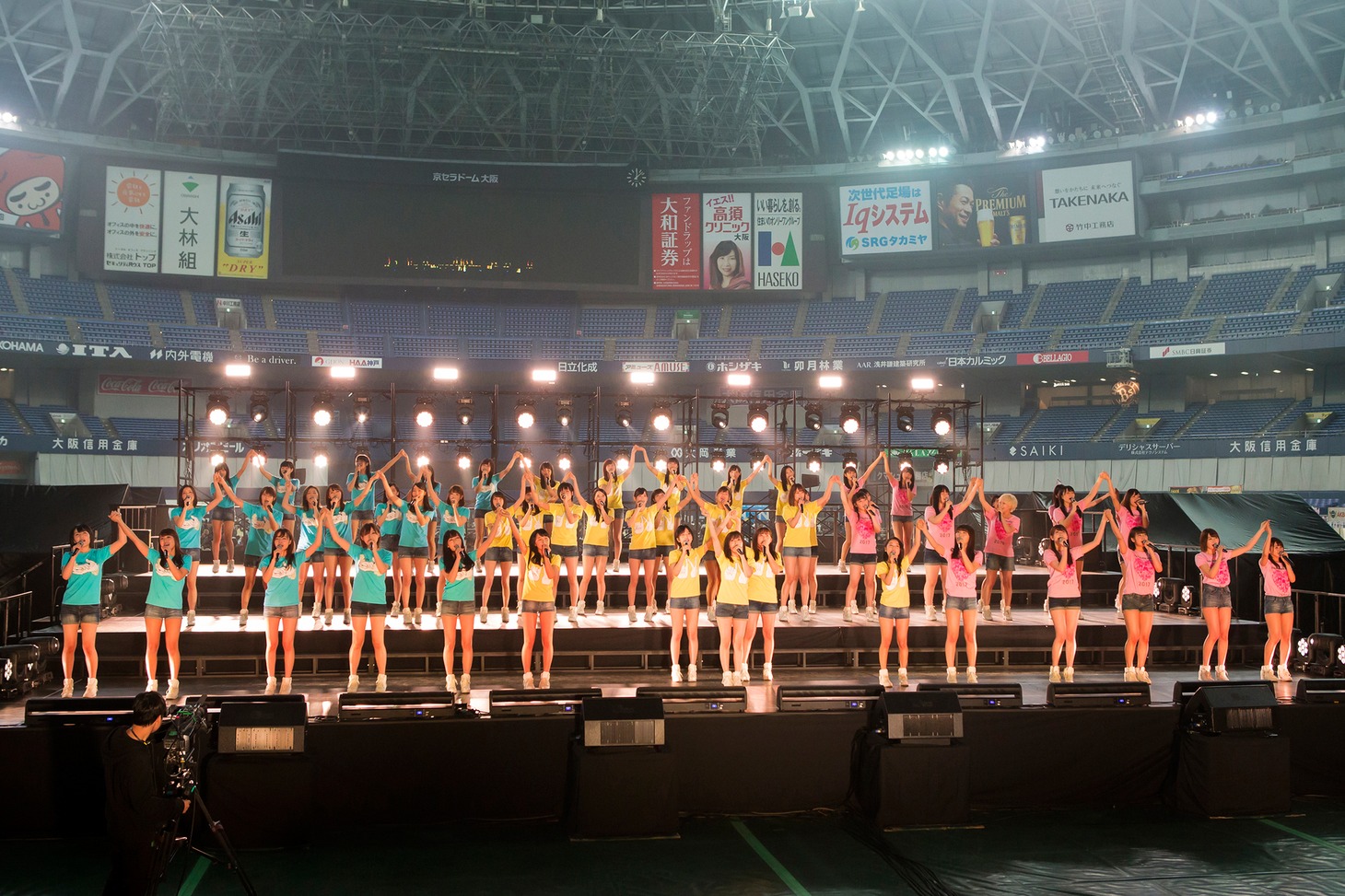 「NMB48『誰かのために』プロジェクト What can I do for someone? in 京セラドーム大阪 東日本大震災復興支援特別イベント2017」の様子。