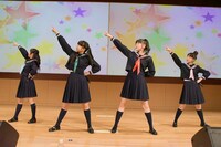 試験を終えた宣伝部員へのご褒美として「ぐーすかP」を披露するときめき▽宣伝部。