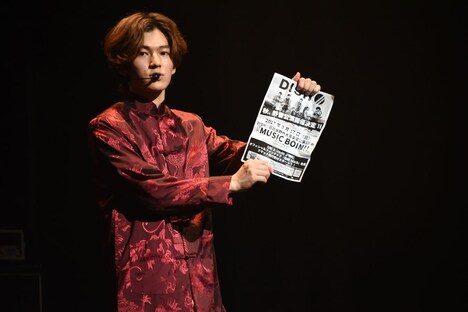 野音決定を報告する矢部昌暉。