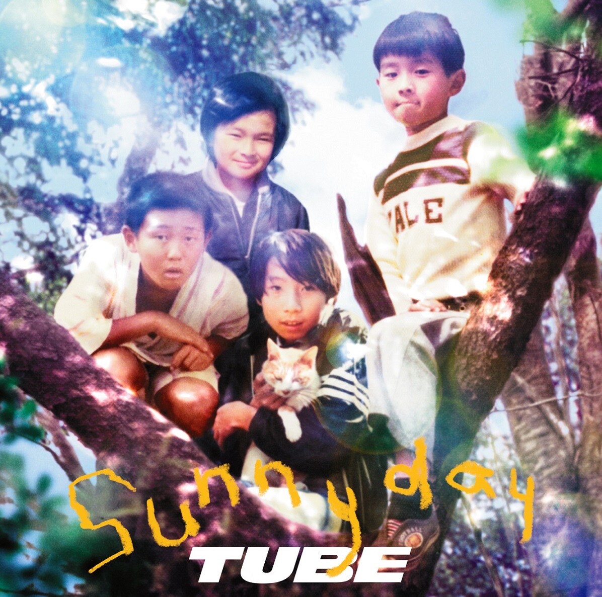 TUBE新作「sunny day」ジャケットに幼少時代のメンバー