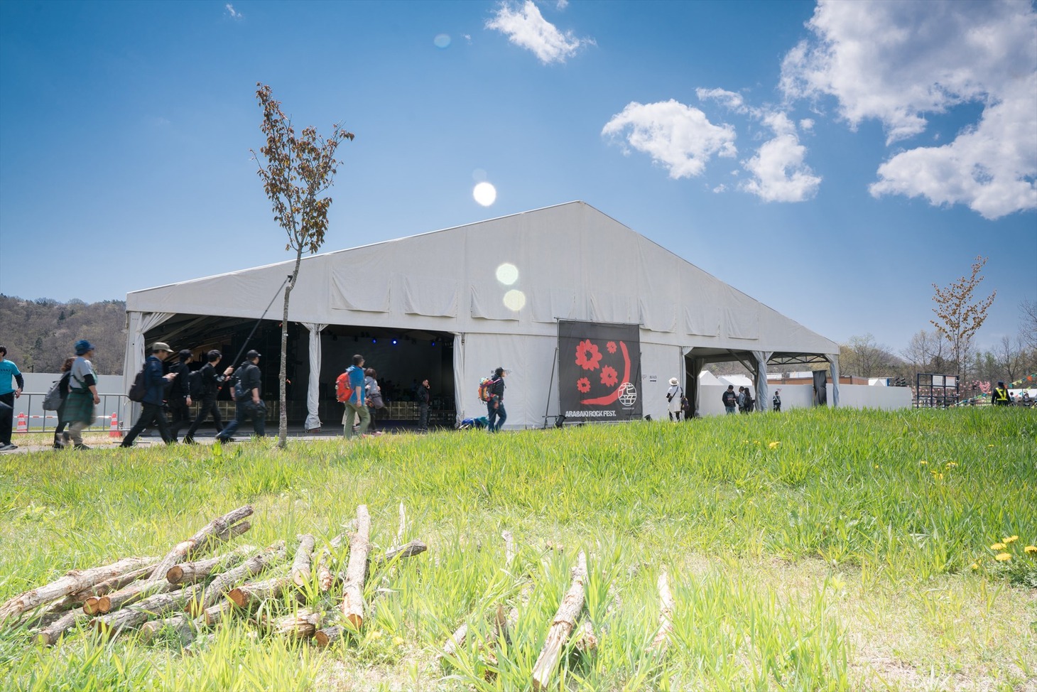 「ARABAKI ROCK FEST.17」会場の様子。（写真提供：ARABAKI PROJECT）