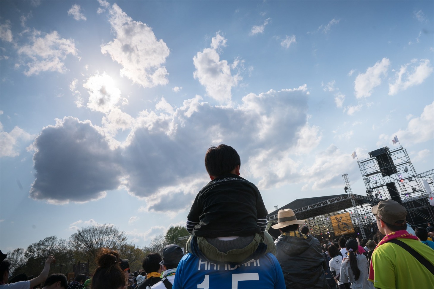 「ARABAKI ROCK FEST.17」会場の様子。（写真提供：ARABAKI PROJECT）