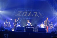 左からスガシカオ、水樹奈々、Mummy-D（RHYMESTER）。（撮影：西槇太一）