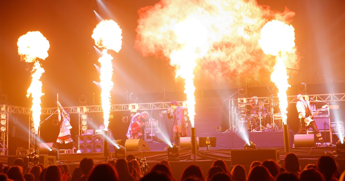BugLug Bug Summit 2026: 94 Visual Kei Acts Take Over Shibuya BugLug live pyrotechnics