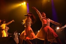 アイドルネッサンス結成3周年記念公演「シナガワで3周年を感謝するネッサンス!!」の様子。