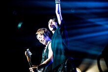 BLUE ENCOUNT「BLUE ENCOUNT TOUR 2017 break "THE END"」福岡・福岡国際センター公演の様子。（撮影：浜野カズシ）