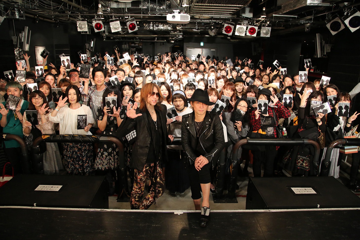 SUGIZO、INORAN、ファン。