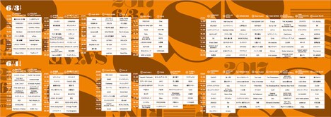 「SAKAE SP-RING 2017」タイムテーブル