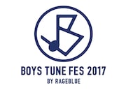 「BOYS TUNE FES 2017 BY RAGEBLUE」ロゴ