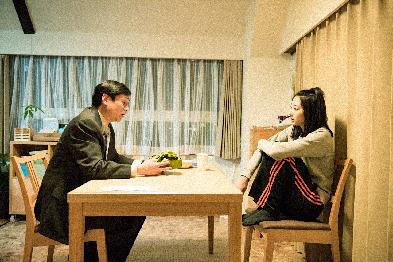 映画「パパのお弁当は世界一」のワンシーン。