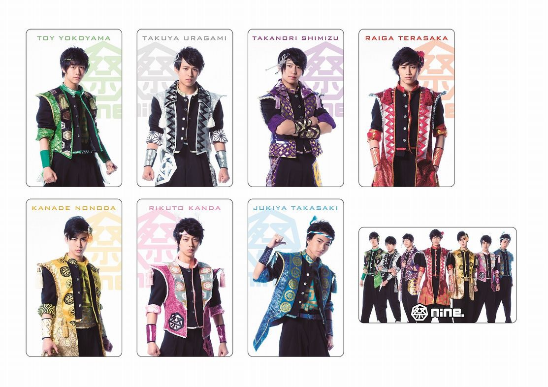 「祭nine.祭」開催記念グッズのICカードステッカー。