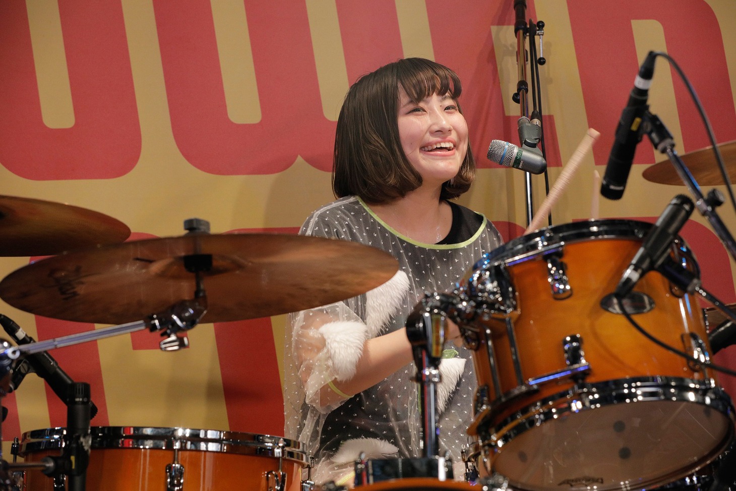 大貫みく（Dr）（撮影：西田航［WATAROCK］、河邉有実莉［WATAROCK］）