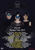 tricot「Europe Tour 2017」ポスター