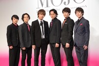 「MOJO」製作発表より、左から尾上寛之、木村了、EXILE TAKAHIRO、波岡一喜、味方良介、横田龍儀。