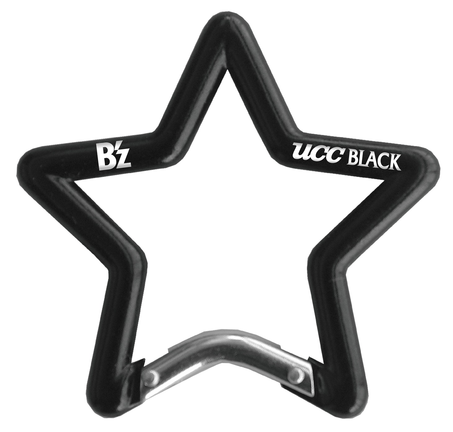 「グッズも当たる！ 【UCC×B'z】タイアップ曲ストリーミングWキャンペーン」C賞商品オリジナルタンブラーの付属カラビナ。