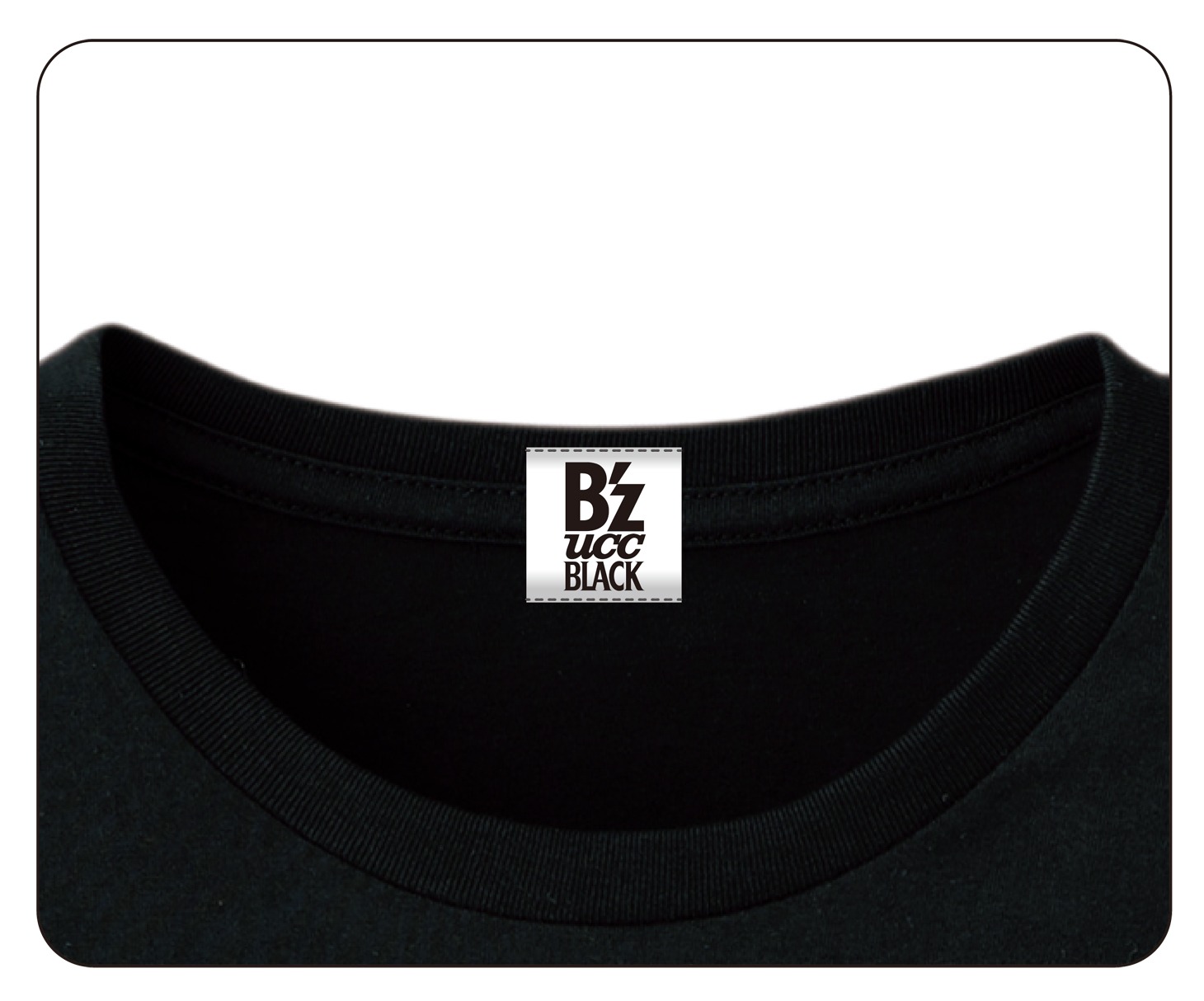 「グッズも当たる！ 【UCC×B'z】タイアップ曲ストリーミングWキャンペーン」B賞商品のオリジナルTシャツ。