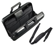 「グッズも当たる！ 【UCC×B'z】タイアップ曲ストリーミングWキャンペーン」A賞商品のオリジナルアタッシュケース。