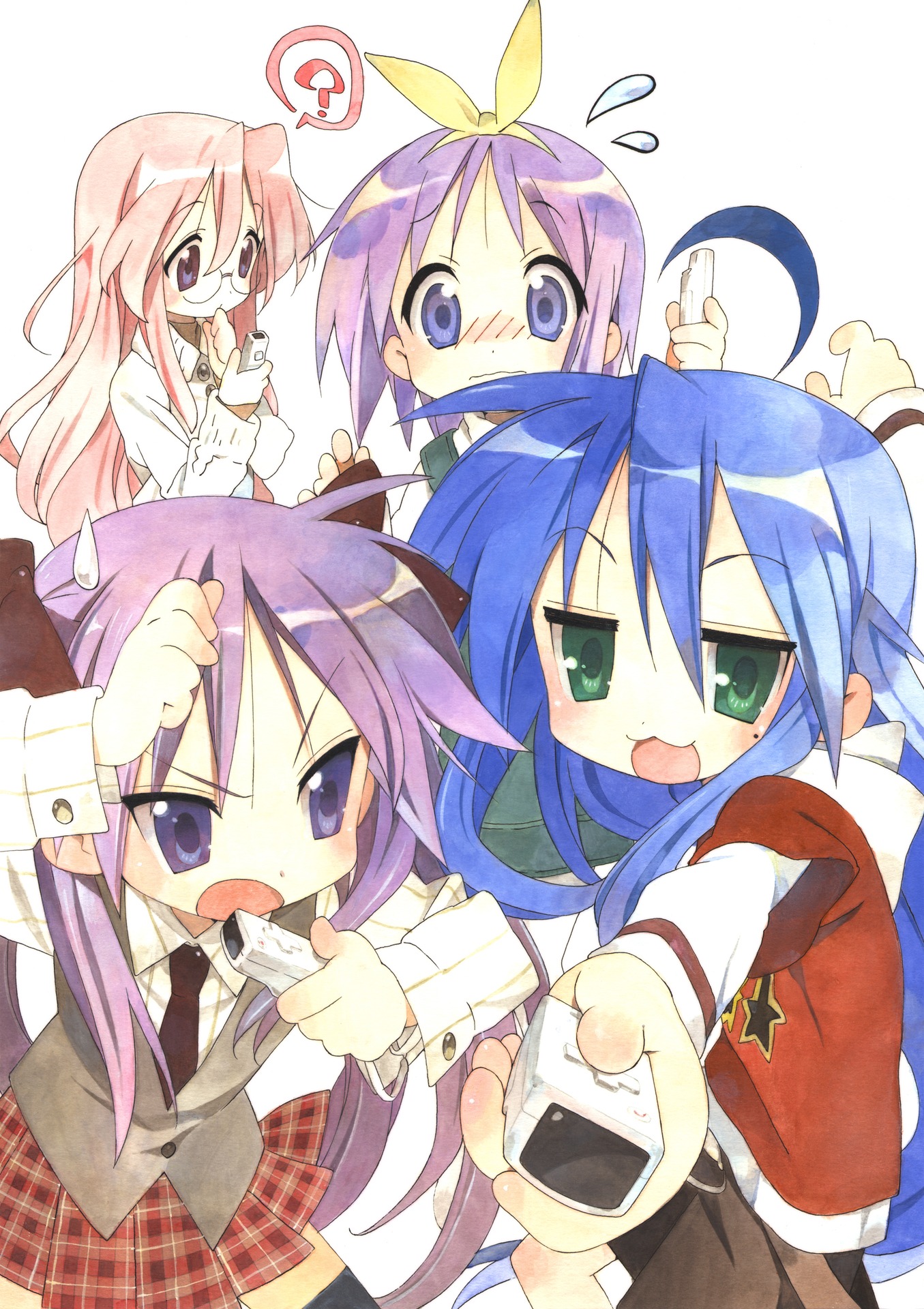 「らき☆すた」キービジュアル