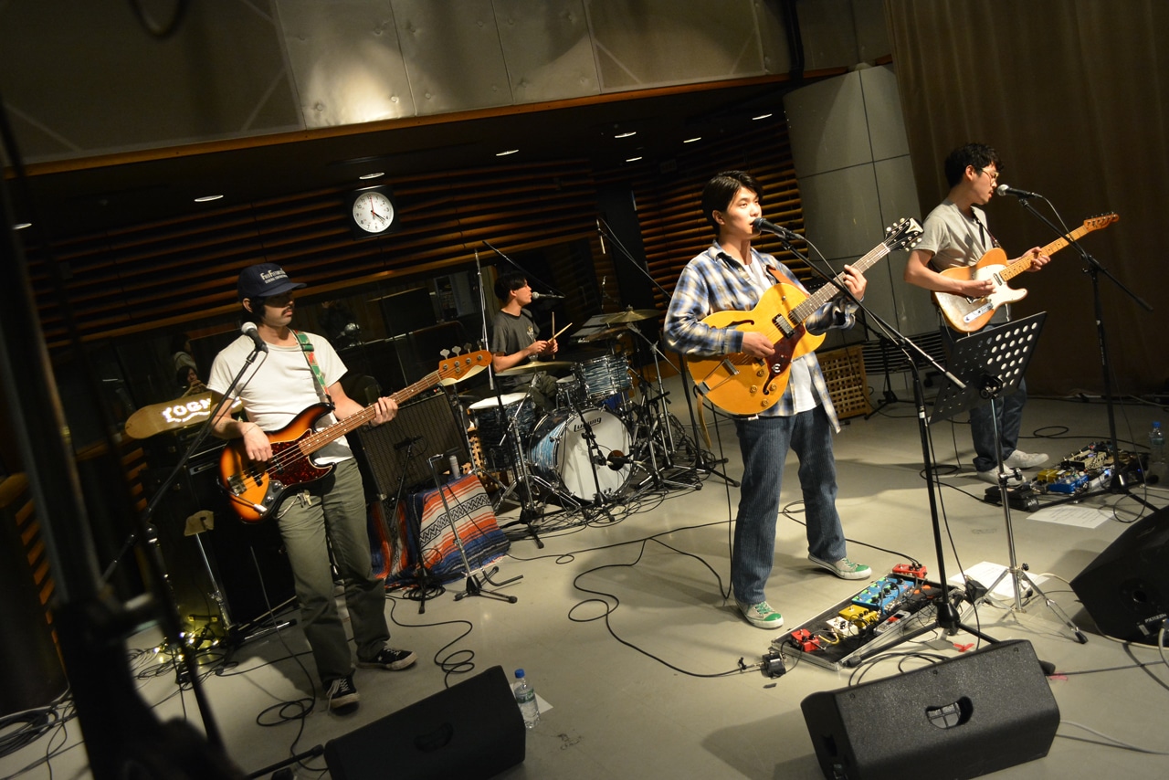 Yogee New Wavesが出演した「KIRIN BEER "Good Luck" LIVE」の様子。（写真提供：TOKYO FM）