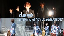 CUBERS「Circus」「NANDE」ミュージックビデオのメイキング映像のワンシーン。