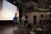 左から吉田豪、青田典子（撮影：小林弘輔）