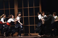 「あさひなぐ」公開稽古の様子。