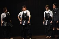 「あさひなぐ」公開稽古の様子。