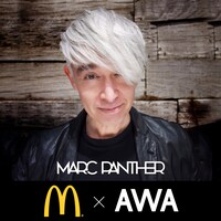 マーク・パンサー「マクドナルド×AWA」ビジュアル