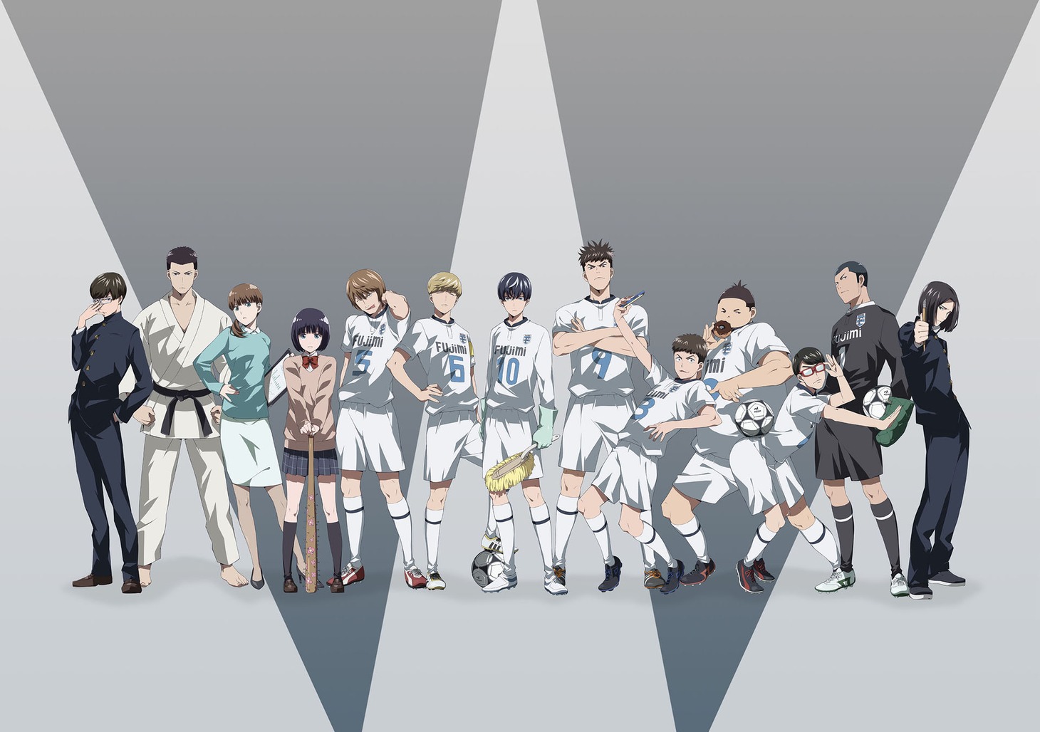 アニメ「潔癖男子！青山くん」キービジュアル (c)坂本拓/集英社・チーム青山
