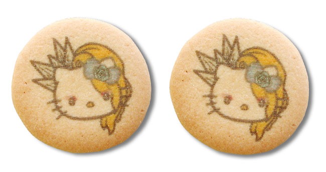 「yoshikittyプリントクッキー5缶セット」クッキー(c)1976, 2017 SANRIO CO., Ltd. APPROVAL NO.8580572 (c)2009, 2017 Japan Music Agency Co., Ltd.
