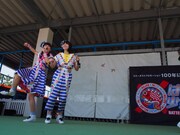 「アルバム出るけんのびしろ更に、ますとばい!」初日公演の様子。(写真提供:スターダスト音楽出版)
