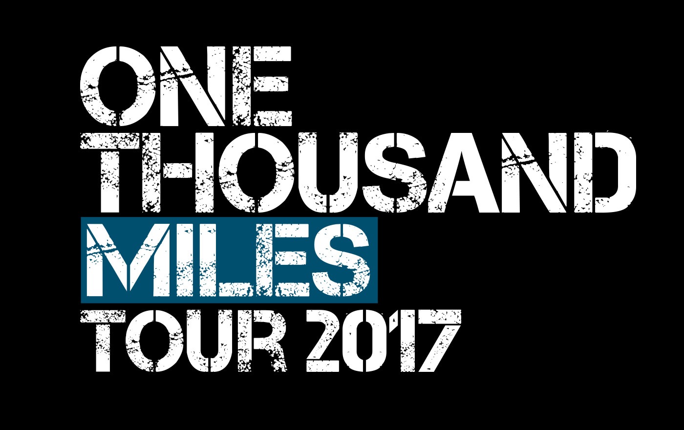 「ONE THOUSAND MILES TOUR 2017」ロゴ