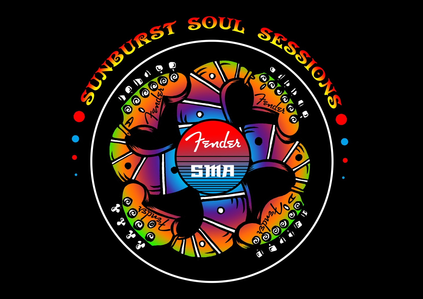 FENDER×SMA「SUNBURST SOUL SESSIONS」ビジュアル