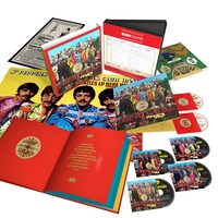 The Beatles「Sgt. Pepper's Lonely Hearts Club Band」50周年記念エディションスーパーデラックスボックスセットパッケージ内容