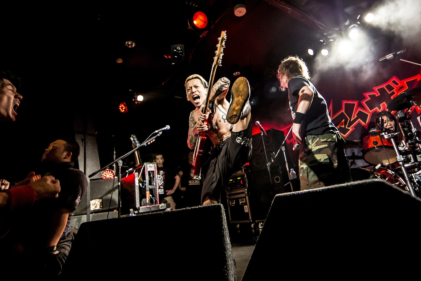 マキシマム ザ ホルモンのライブの様子。（Photo by Takahiro Saito）