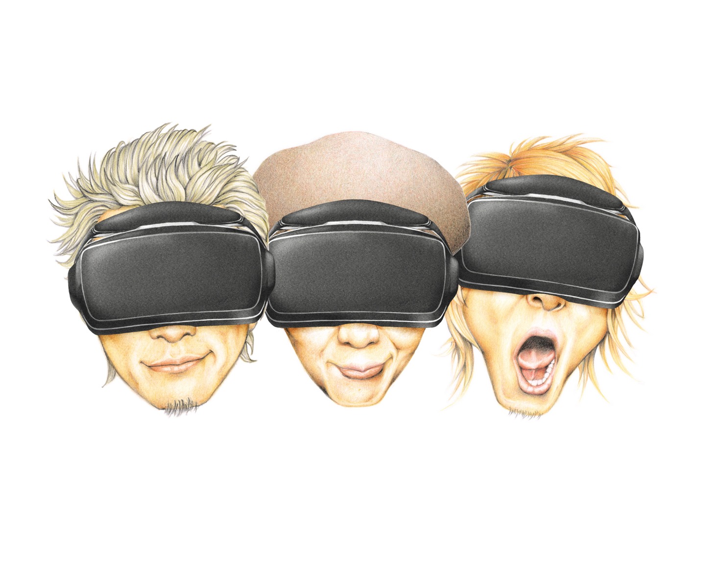 「KICK THE CAN CREW LIVE IN VR」ビジュアル