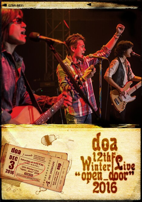 doa「doa 12th Winter Live“open_door”2016」ジャケット