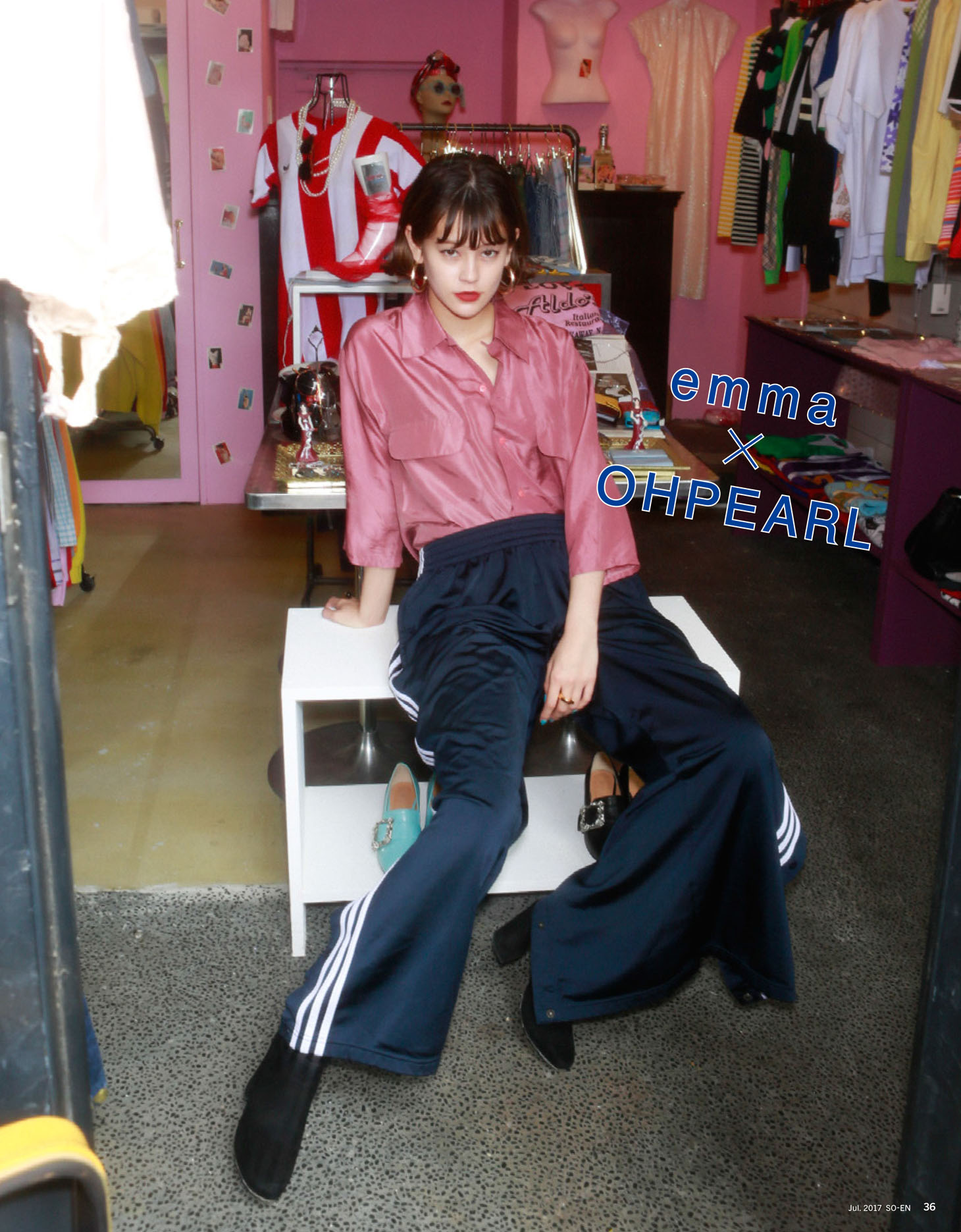 「装苑」7月号より。