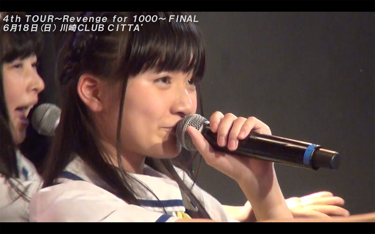 ロッカジャポニカ「ロッカジャポニカ 4th TOUR ～Revenge for 1000～」宮城・enn 2nd公演ダイジェスト映像のワンシーン。