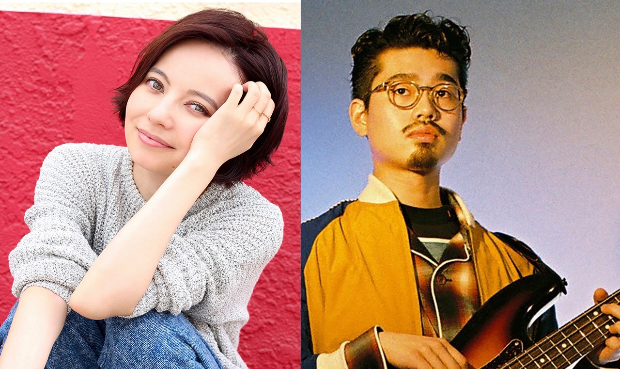 左からベッキー、ハマ・オカモト（OKAMOTO'S）。